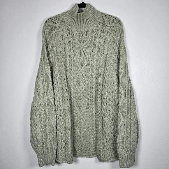 Fear Of God Essentials Cable Knit Turtleneck Sweater